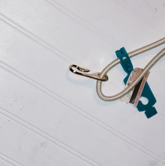 Vintage 80's style Braided pearled belt - Picture 4 of 6